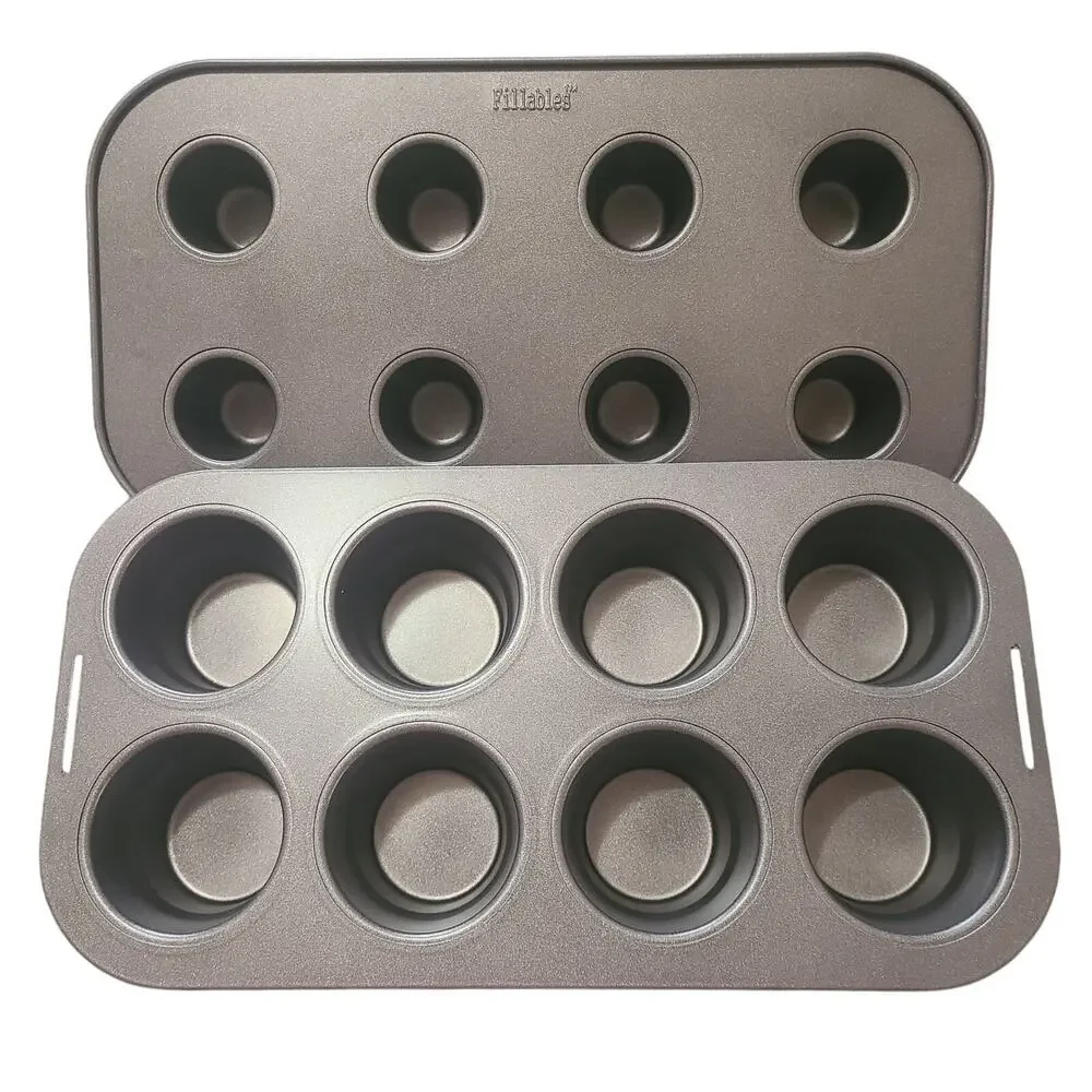 Baker's Advantage‎ Fillables 8 Cup Nonstick 2 Piece Cake Cone Pan Gray